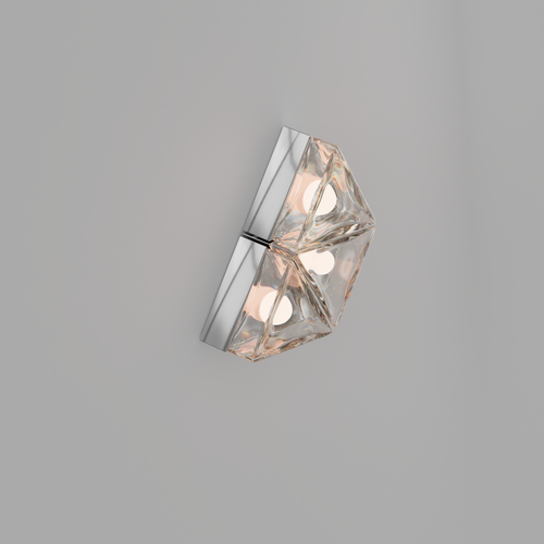 LOLA wall light 3 / pink / Casambi
